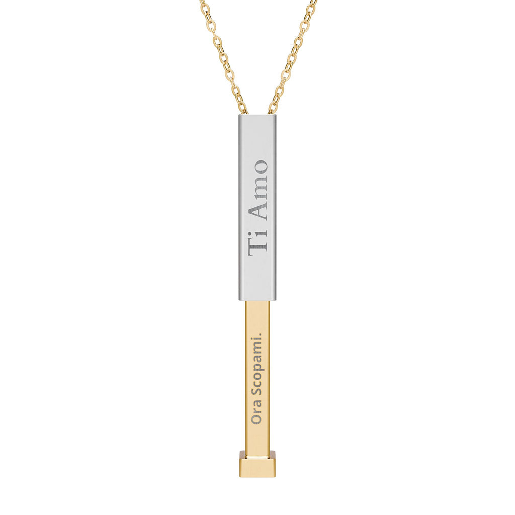 Nodo Secret – Collana con Messaggio Nascosto Personalizzabile