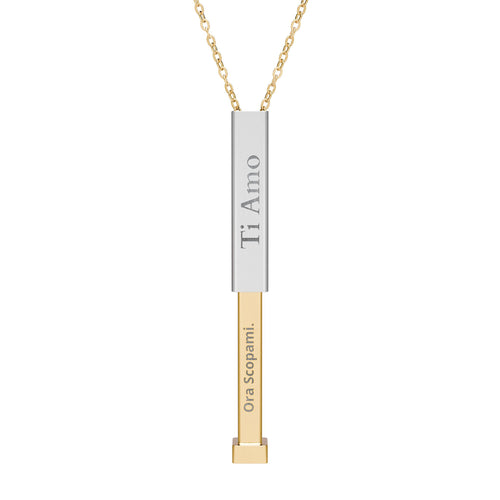 Nodo Secret – Collana con Messaggio Nascosto Personalizzabile